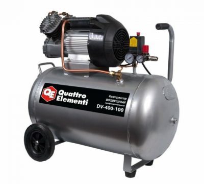 Аренда Компрессор поршневой масляный 100/400 QUATTRO ELEMENTI DV-400-100
